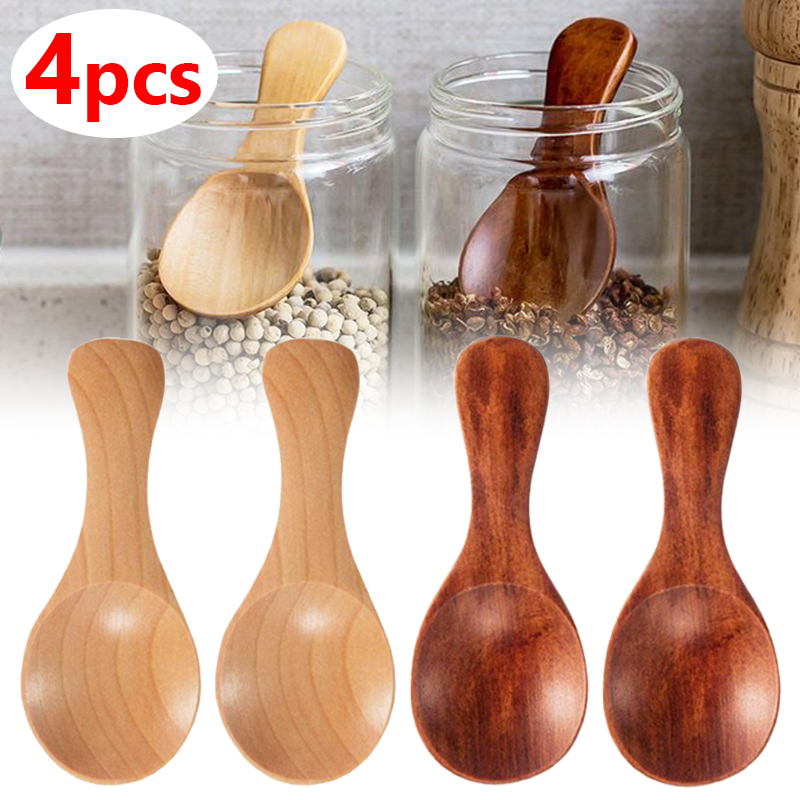 Kitchen Appliances Manufacturers - 4/2/1pcs Mini Cucchiai di Legno Cucina