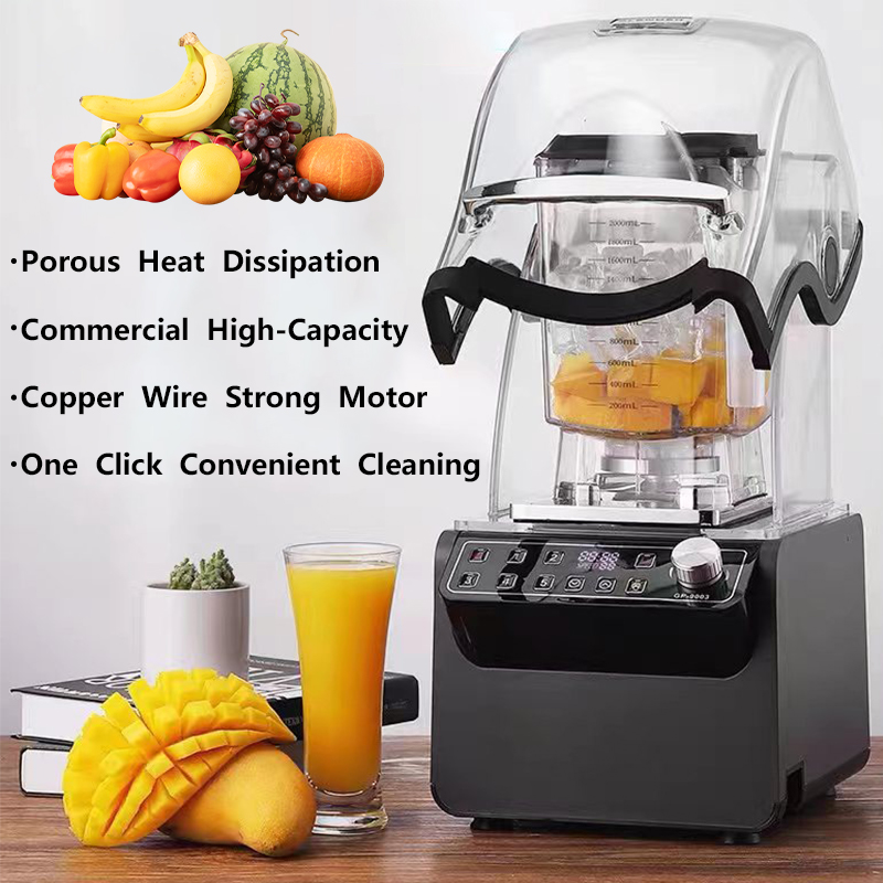 Blender High Power - Frullatore per ghiaccio commerciale 1800W Frullatore