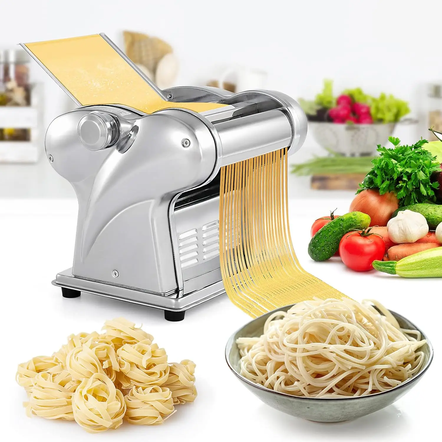Pasta Machine Electric - Macchina Elettrica per Fare la Pasta,